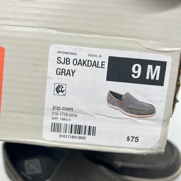 St. John's Bay Oakdale Casual Loafers Mens Shoes Gray Color Size 9M - Picture 11 of 11